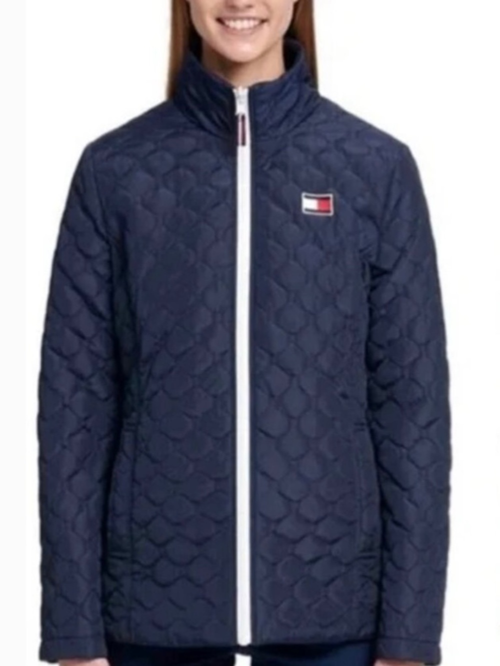 Tommy Hilfiger 3-in-1 All Weather System Quilted Jacket‎ Sz S Navy